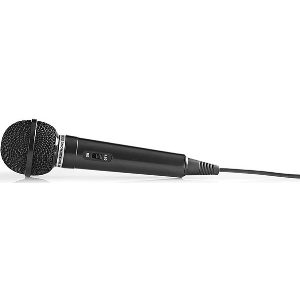 NEDIS MPWD01BK WIRED MICROPHONE -75 DB +/-3DB SENSITIVITY 80 HZ - 12 KHZ 5M