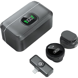 XO MC12 ΣΕΤ ΜΙΚΡΟΦΩΝΟΑ ΠΕΤΟΥ WIRELESS NOISE- C MIC WITH TYPE-C CASE AND LIGHTNING ADAPTER