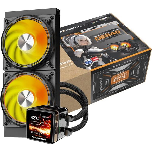 ΥΔΡΟΨΥΞΗ CPU DARKFLASH DE240 (ΜΑΥΡΟ)