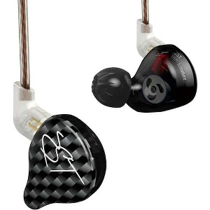 KZ ZST BLACK NO MIC - IEM 35 IN EAR MONITOR EARPHONES DYNAMIC HYBRID DUAL DRIVER 1BA+1DD