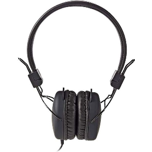NEDIS HPWD1100BK WIRED HEADPHONES, ON-EAR, FOLDABLE, 1.2 M ROUND CABLE, BLACK