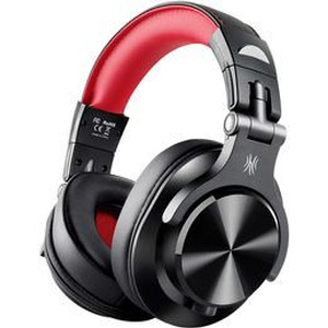 ONEODIO A71 WIRED HEADPHONES (BLACK AND RED)