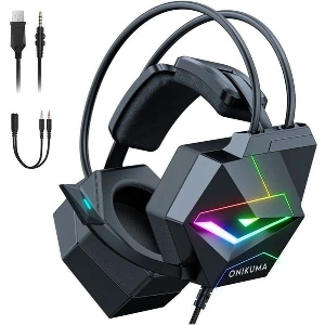 ONIKUMA X20 GAMING HEADPHONES (BLACK)