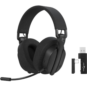 WHITE SHARK 3-IN-1 WIRELESS FOLDABLE GAMING HEADPHONES WGH-2444 FIRECREST BLACK FIRECREST-B