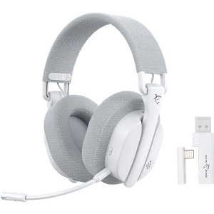 WHITE SHARK 3-IN-1 WIRELESS FOLDABLE GAMING HEADPHONES WGH-2444 FIRECREST WHITE FIRECREST-W