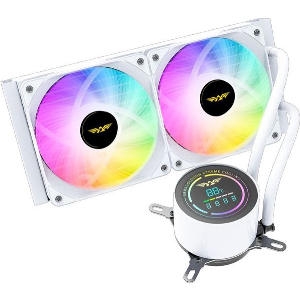 ARMAGGEDDON UNIQUE DUAL COOLING FAN 9 BLADE DEEP FREEZE ADV A240 ARGB WHITE DF-ADV-A240ARGB-W
