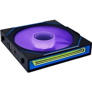 LIAN LI UNI FAN INFINITY SL - WIRELESS - 140 - REVERSE - BLACK - ARGB PWM FAN (1PCS) NO CONTROLLER