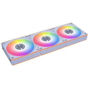 LIAN LI UNI RGB FAN CL WIRELESS 120MM WHITE - (3PCS) - W/ CONTROLLER - STATIC PRESSURE