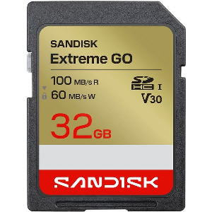 SANDISK EXTREME GO 32GB SD HC UHS-I U3 V30 SDSDXGN-032G-GNCIN