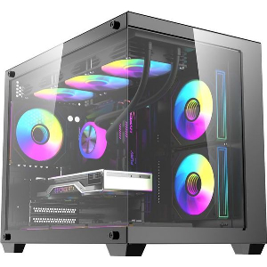 CASE DARKFLASH B275 PRO (ΜΑΥΡΗ) + 6 ΑΝΕΜΙΣΤΗΡΕΣ
