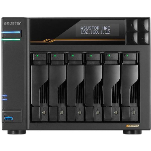ASUSTOR NAS LOCKERSTOR 6 GEN3 AS6806T 6-BAY 3,5''/4X M.2 NVME /AMD 4-CORE/16GB DDR5/2X 10 GBE PORT