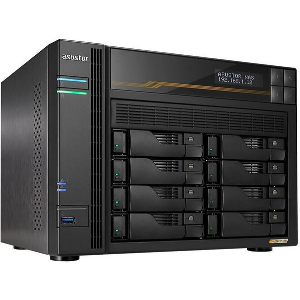 ASUSTOR NAS LOCKERSTOR 8 AS6508T 8-BAY 3,5''/2X M.2 NVME/INTEL 4-CORE/8GB DDR4/2X10GBE/2X2.5GBE POR