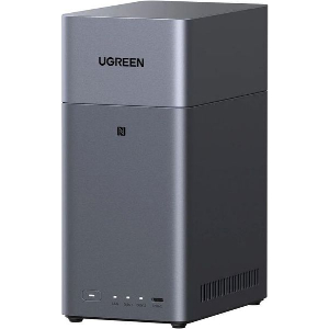 UGREEN NASYNC DH2300 2-BAY NAS ROCKCHIP A72+A53 8-CORE CPU 4GB LPDDR4X 1GBE LAN 4K HDMI