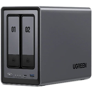 UGREEN NASYNC DXP2800 2-BAY NAS INTEL N100 QUAD-CORE CPU 8GB DDR5 RAM 2.5GBE LAN 4K HDMI