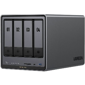 UGREEN NASYNC DXP4800 PLUS 4-BAY NAS INTEL PENTIUM GOLD 8505 5-CORE CPU 10GBE + 2.5GBE LAN 4K HDMI