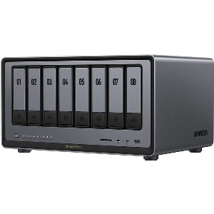 UGREEN NASYNC DXP8800 PLUS 8-BAY NAS INTEL I5 1235U 10-CORE CPU 2 X 10GBE 8K HDMI 2 X TBT4