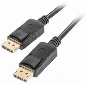 LANBERG DISPLAYPORT M/M CABLE 0.5M 4K BLACK