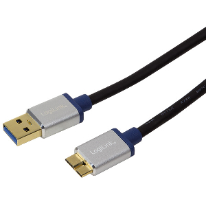 LOGILINK BUAM310 PREMIUM USB 3.0 CONNECTION CABLE AM/MICRO BM 1.0M