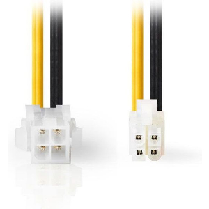 NEDIS CCGP74310VA015 INTERNAL POWER CABLE P4 MALE - P4 FEMALE 0.15 M VARIOUSC