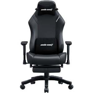 ANDA SEAT GAMING CHAIR LUNA PRO BLACK W/FOOTREST