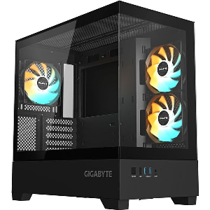 CASE GIGABYTE C201 CASE PANORAMIC MATX + 3 ARGB FANS