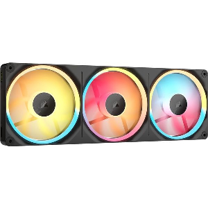 CORSAIR ICUE LINK LX360-R RGB UNIFIED FRAME PWM FANS STARTER KIT + SYSTEM HUB BLACK CO-9051067-WW