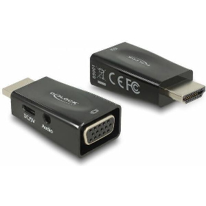 DELOCK ΜΕΤΑΤΡΟΠΕΑΣ HDMI MALE ΣΕ VGA FEMALE 1ΤΜΧ 65901