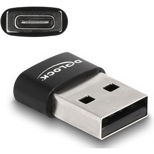 DELOCK ΜΕΤΑΤΡΟΠΕΑΣ USB-A MALE ΣΕ USB-C FEMALE 1ΤΜΧ 60002
