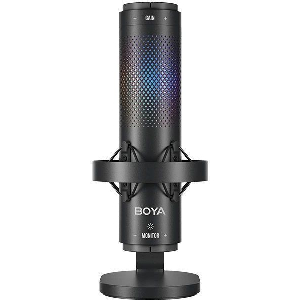 BOYA BY-K9 USB RGB MICROPHONE 3 SELECTABLE PATTERNS W. SHOCKMOUNT (9 ZONES RGB)