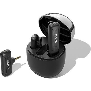 BOYA BY-WM3T-M2 2,4GHZ MOBILE WIRELESS MIC FOR CAMERA 3.5JACK (2 TRANSMITTERS, TWO PERSON VLOG)