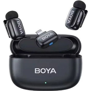 BOYA MINI IPHONE LIGHTNING - 2,4GHZ 2MIC WIRELESS MICROPHONE WITH CHARGING BOX