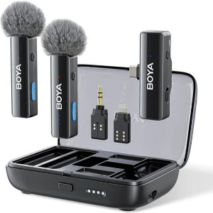 BOYALINK V2 MOBILE WIRELESS MIC FOR ANDROID USB-C IPHONE IOS AND 3,5 TRS (LAPTOP) 2 PERSON VLOG