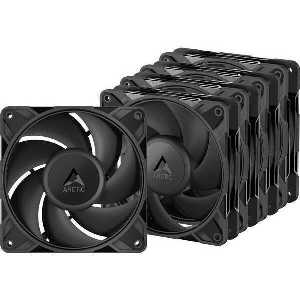 ARCTIC P12 PRO PST - 5 PACK 120MM PWM FAN WITH CABLE SPLITTER