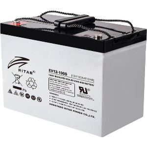 RITAR LEAD GEL BATTERY (EV12-100S) 12V / 100AH -306 / 168 /211 MM