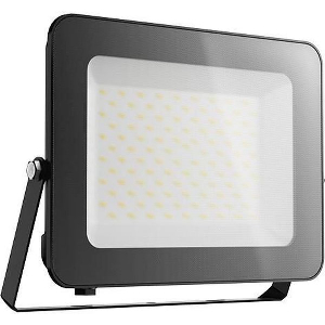 EUROLAMP ΠΡΟΒΟΛΕΑΣ LED 100W SMD 42V DC 6500K IP65 ΜΑΥΡΟΣ PLUS