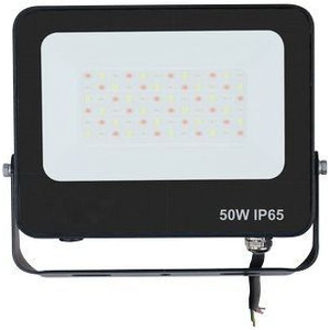 EUROLAMP ΠΡΟΒΟΛΕΑΣ LED 50W SMD RGBW 100-265V IP66 ΜΑΥΡΟΣ PLUS