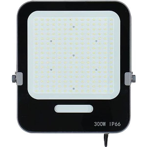 EUROLAMP ΠΡΟΒΟΛΕΑΣ LED SMD 300W ΜΑΥΡΟΣ IP66 4000K PLUS