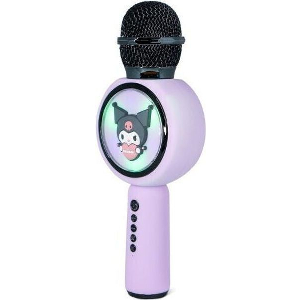 OTL - POPSING LED LIGHT UP WIRELESS KARAOKE MICROPHONE KUROMI
