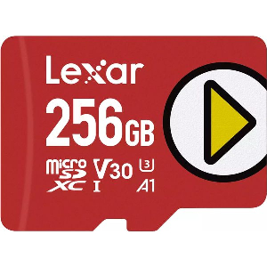 LEXAR PLAY 256GB MICRO SDXC UHS-I U3 V30 A1 LMSPLAY256G-BNNNG