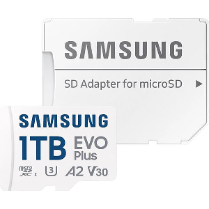 SAMSUNG EVO PLUS 1TB MICRO SDXC UHS-I U3 V30 A2 + ADAPTER MB-MC1T0SA/EU