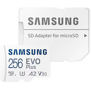 SAMSUNG EVO PLUS 256GB MICRO SDXC UHS-I U3 V30 A2 + ADAPTER MB-MC256SA/EU