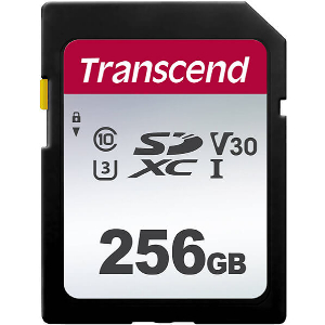 TRANSCEND SDC300S SDXC 512GB U3 V30 3D NAND CLASS 10 TS512GSDC300S