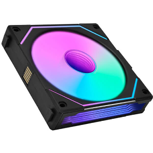 LIAN LI UNI FAN INFINITY SL-INF 120 REVERSE BLADE BLACK - ARGB PWM CASE FAN (1PCS) NO CONTROLLER
