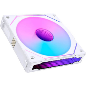 LIAN LI UNI FAN INFINITY SL-INF 120 REVERSE BLADE WHITE - ARGB PWM CASE FAN (1PCS) NO CONTROLLER