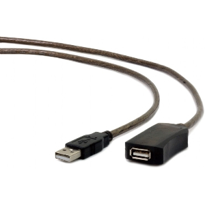 CABLEXPERT UAE-01-5M ACTIVE USB 2.0 EXTENSION CABLE 5M BLACK