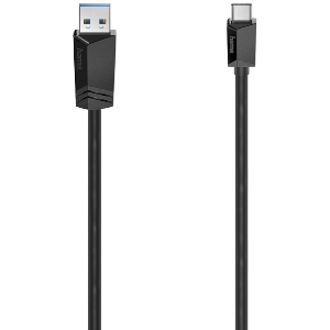 HAMA 200652 CABLE USB-C PLUG-USB-A 3.2 GEN.1 PLUG 1.5 M BLACK