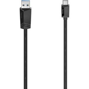 HAMA 200653 CABLE USB-C PLUG-USB-A 3.2 GEN.1 PLUG 3 M BLACK