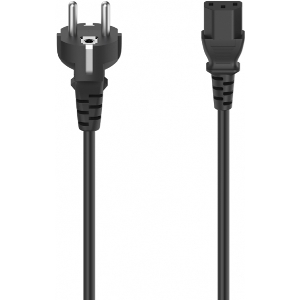 HAMA 200738 POWER CORD PLUG WITH EARTH CONTACT - 3-PIN SOCKET 2.50 M