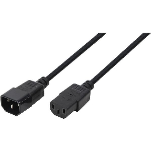 LOGILINK CP110 POWER CORD EXTENSION IEC 60320 MALE/FEMALE 3M BLACK