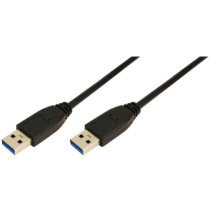 LOGILINK CU0038 USB 3.0 CONNECTION CABLE AM TO AM 1M BLACK